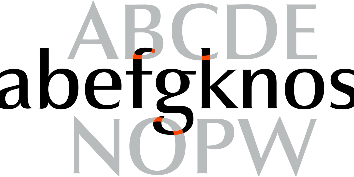 Example font Charpentier Sans Pro #10
